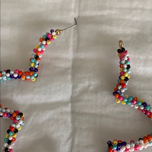 Bauble Bar beaded star earrings. - Picture 4 of 6